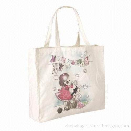 Canvas Shopping Bag with Nice Printing